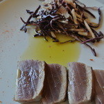 RISTORANTE Da Claudio - マグロのカット