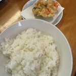 天布良 万喜 - 天丼かこのかき揚げライス別盛りを選べる