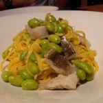 タャリン　大分豊後産鱧と枝豆のソース