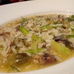 キョウヤ クチーナ イタリアーナ - リゾット　琵琶湖天然すっぽんのソース