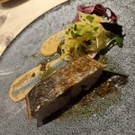 Restaurant Re: - 鰆ポワレ　ナスピューレ　そうめんかぼちゃサラダ