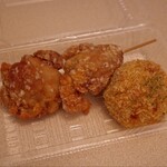 岩瀬の鶏めし - 鶏もも唐揚げ、鶏コロッケ