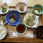 おばんざい・炙り焼き・酒 菜な - ・宮城県産鰹たたきと万願寺唐辛子の天婦羅御膳