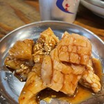 肉屋 金星 - ミノ390円