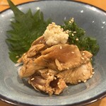 徳ちゃん - 地鶏のたたき山わさび添え