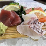 どたぬき - 造り盛り合わせ