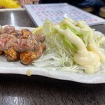 どたぬき - 砂ずりニンニク塩炒め