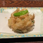 杉のあかり - 白海老かき揚げ