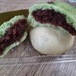 城まんじゅう - 「アーサまんじゅう」＆「ごままんじゅう」