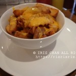 Gourmet Burger Union - potato wedges with cheddar cheese