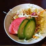 Nangoku Dempa - 『サラダ』！キャベツ、レッドキャべツ、ニンジン、トマト、きゅうり
                        のサラダ～♪(^o^)丿