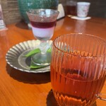 銀座 蟹みつ - デザートとルイボスティー