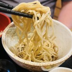 そば処 新ばし - 天丼セットの冷かけそば