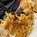 そば処 新ばし - 駿河湾桜えびの天ぷら