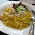 OWL Our Wonderland - Risotto in pumpkin cream sauce w/ scallops