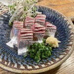 にほん酒と肴 酔音 - 鯵の刺身