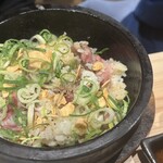 近江焼肉ホルモンすだく - 石焼きガーリックバターライス