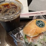 ハースブラウン - 【コーンパンタルタルフィッシュ】４８８円と【アイスコーヒー】３４７円