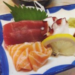 やきとり 志げる - 刺身3点盛り(590円)