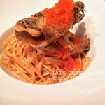 Spoil Cafe - SPOIL King Prawn Linguine w/ creamy crab roe sauce
