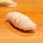 新橋鶴八 - こぶ〆（真鯛）