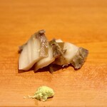 新橋鶴八 - 塩むし（鮑）