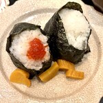 炉ばたノ玉屋 - 筋子にぎり　450円税込　　銀しゃりにぎり250円税込