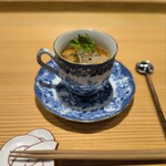 雪花菜 - 茶碗蒸し