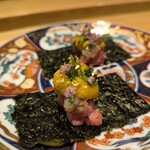 雪花菜 - 肉寿司