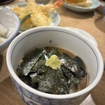 割烹よし田 博多店屋町店 - 鯛茶天ぷらハーフセット