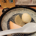 生ビール199円とおでん500円食べ放題 のれん - おでん～☆