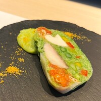 焼鳥 みかど - メバルのテリーヌ　そら豆ソース