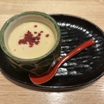 鮨いづる - ハモとえびの茶碗蒸し