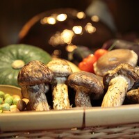 松茸の天麩羅、土瓶蒸し