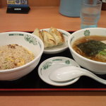 日高屋 - ラ・餃・チャセット（５５０円）