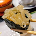 いちば寿司 - ふかひれ錦糸軍艦リフト