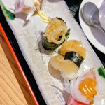 いちば寿司 - ふかフカセットの寿司4貫