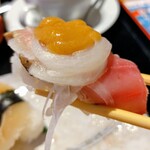 いちば寿司 - もうか生ハム握りリフト