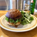 BurgerPOLICE - てりやきバーガー♡ サラダ添え♡