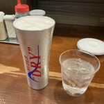 麺王 - 生ビール600円