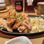 やよい軒 - 料理写真:鉄板油淋鶏(6個) アップ♪
