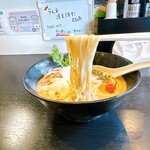麺処まるは RISE - 8月の限定「真夏のトマト冷やし麺〜馬場農園のトマトとはまぐり出汁」＠1,400円（税込）