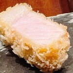 京町堀 なかむら - 「蔵尾ポーク」のロース③