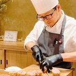 京町堀 なかむら - 「バークシャー50」のヒレ①