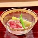 多仁本 - 鴨と賀茂茄子が出汁に浸かっています♫ ん〜幸せな美味しさ！