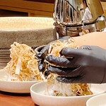 京町堀 なかむら - 鰹のレアカツ③