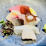 こ熊や - 刺身盛り合わせ