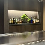 銀座 鉄板焼き ステーキ K-sio - 鉄板がピッカピカ美しい。