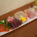 恩の時 - 刺身盛り合わせ