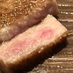 銀座 鉄板焼き ステーキ K-sio - 食べる経過の時間まで計算されています。